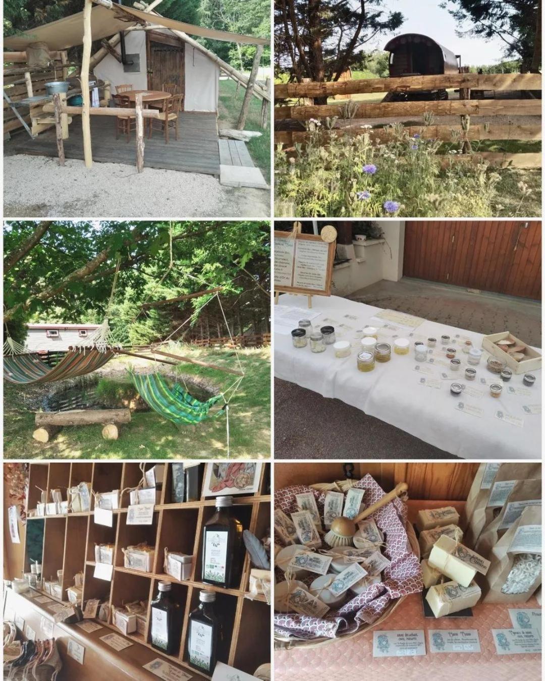 Tente Trappeur Ada, Au Jardin De La Vouivre Saint-Vincent-en-Bresse Luaran gambar